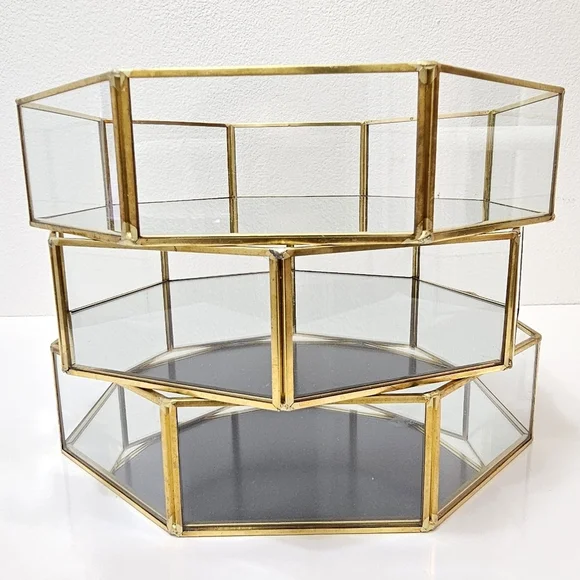 Mirrored Tray - Set of 3 - Picture 9 of 12